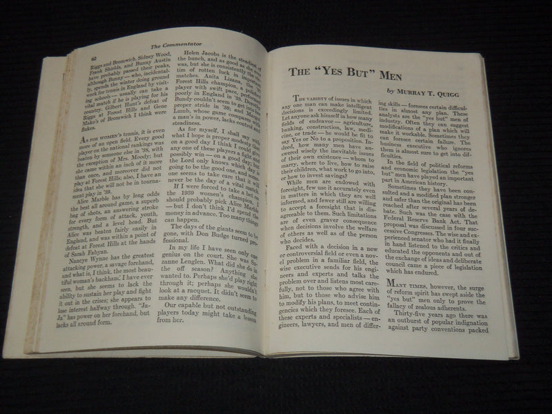 1938-1939 THE COMMENTATOR DIGEST MAGAZINES LOT OF 5 ISSUES - O 3793
