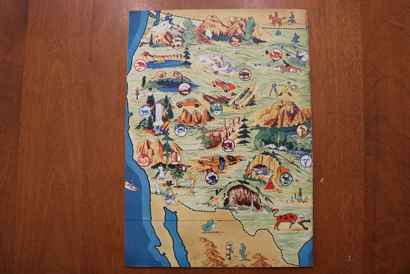 1938 THE TEXACO STAR TOURING NUMBER SOFTCOVER BOOK - K 3165