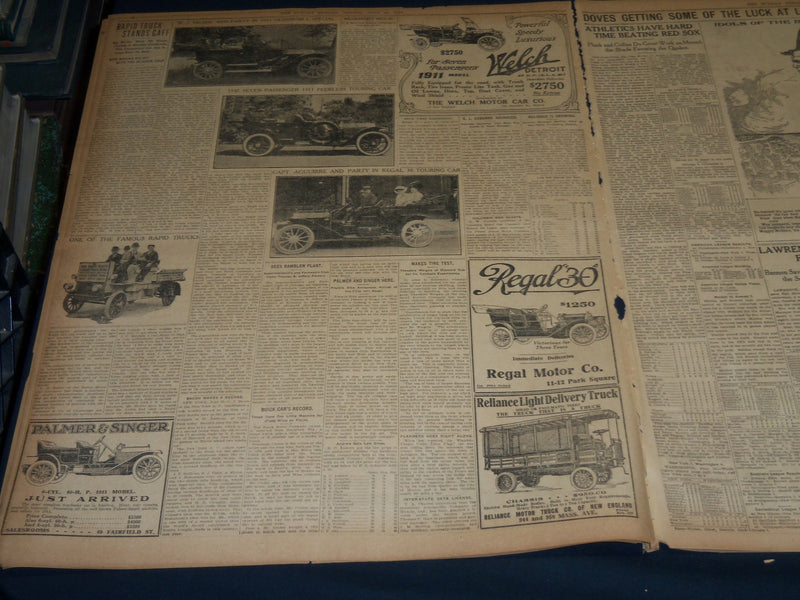 1910 JUNE 26 THE BOSTON HERALD - BANDIT KILLS TWO MEN IN LYNN HOLD-UP - BH 343