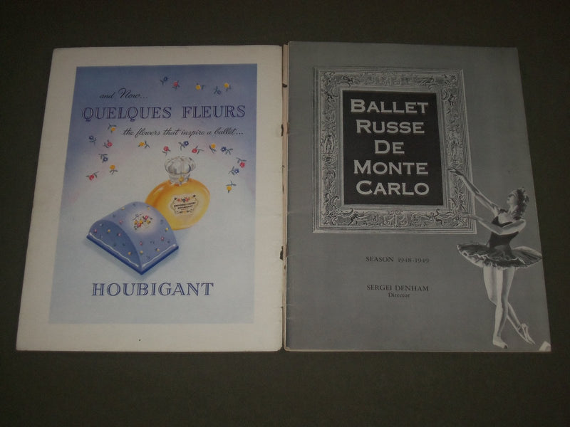 1948-1949 BALLET RUSSE DE MONTE CARLO PROGRAM - GREAT PHOTOS - J 2617