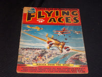 1937 DECEMBER FLYING ACES MAGAZINE ILLUSTRATED FRONT COVER - E 200