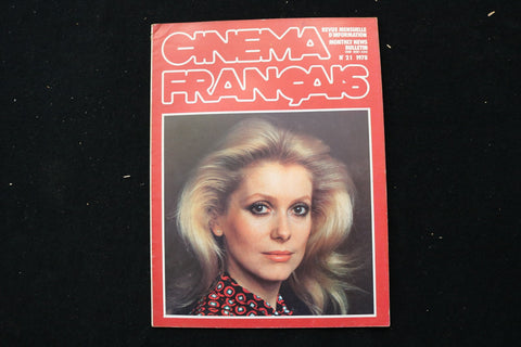 1978 CINEMA FRANCAIS MAGAZINE - CATHERINE DENEUVE COVER - E 25023
