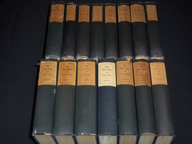1927-1955 BURNS MANTLE BEST PLAYS OF - BOUND VOLUME LOT OF 15 - KD 48
