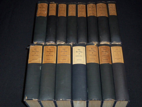 1927-1955 BURNS MANTLE BEST PLAYS OF - BOUND VOLUME LOT OF 15 - KD 48