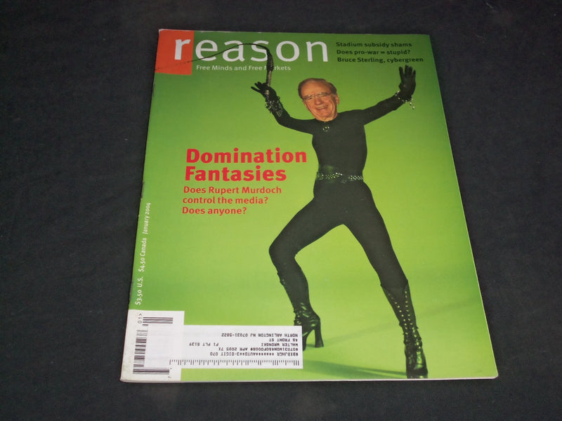 2004 JANUARY REASON MAGAZINE - RUPERT MURDOCH - SP 6265