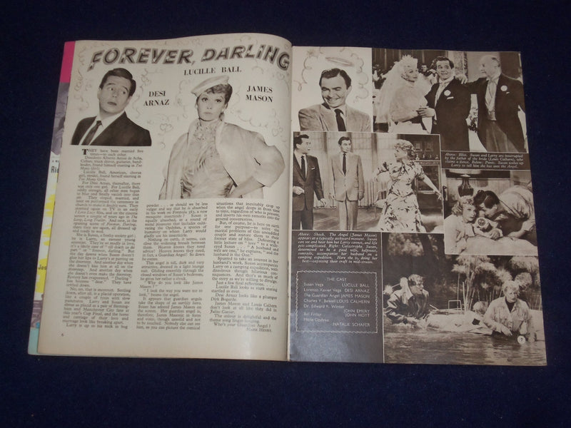 1956 JULY FILM REVIEW MAGAZINE - CYD CHARISSE - ROCK HUDSON - J 9683