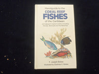 1980 HANDGUIDE TO THE CORAL REEF FISHES OF THE CARIBBEAN HARDCOVER BOOK -KD 8328