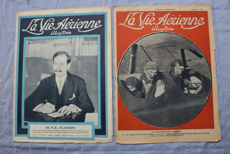 1920 LA VIE AERIENNE MAGAZINE - FRENCH - LOT OF 15 - O 3858