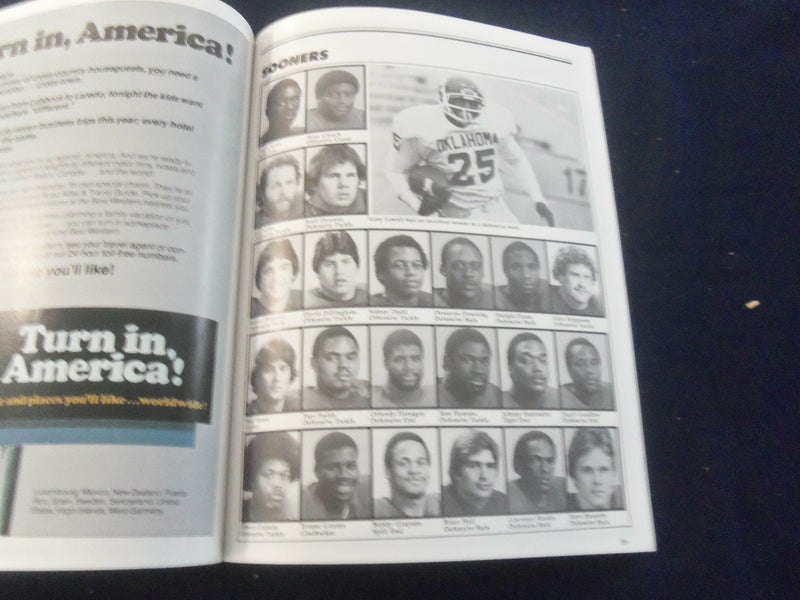 1981 DECEMBER 26 SUN BOWL PROGRAM - OKLAHOMA UNIV VS UNIV OF HOUSTON - ST 5005R