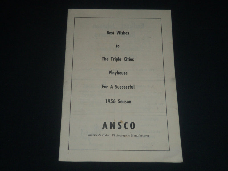 1956 JUNE 30 WHAT'S THE RUSH PROGRAM - ROBERT Q. LEWIS - BEA ARTHUR - J 4231