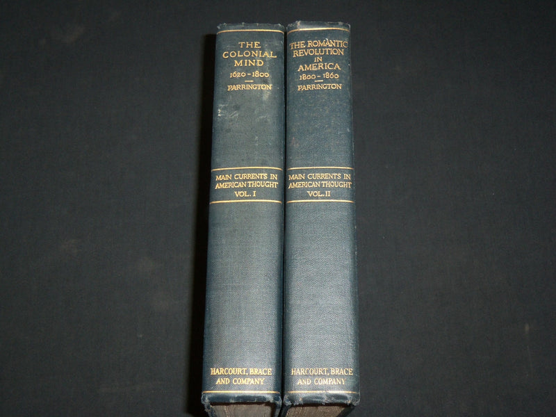 1927 THE COLONIAL MIND REVOLUTION BY VERNON PARRINGTON VOLUME 1 & 2 - KD 6553