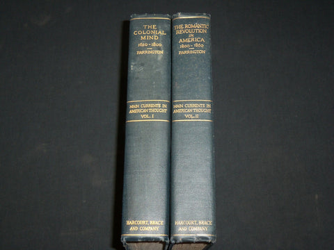1927 THE COLONIAL MIND REVOLUTION BY VERNON PARRINGTON VOLUME 1 & 2 - KD 6553