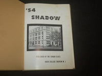 1954 THE SHADOW RIDER COLLEGE YEARBOOK - TRENTON, NEW JERSEY - YB 2089