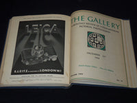 1933-1937 THE GALLERY PHOTOGRAPHY MAGAZINE BOUND VOLUMES NO. 1-5 - KD 655