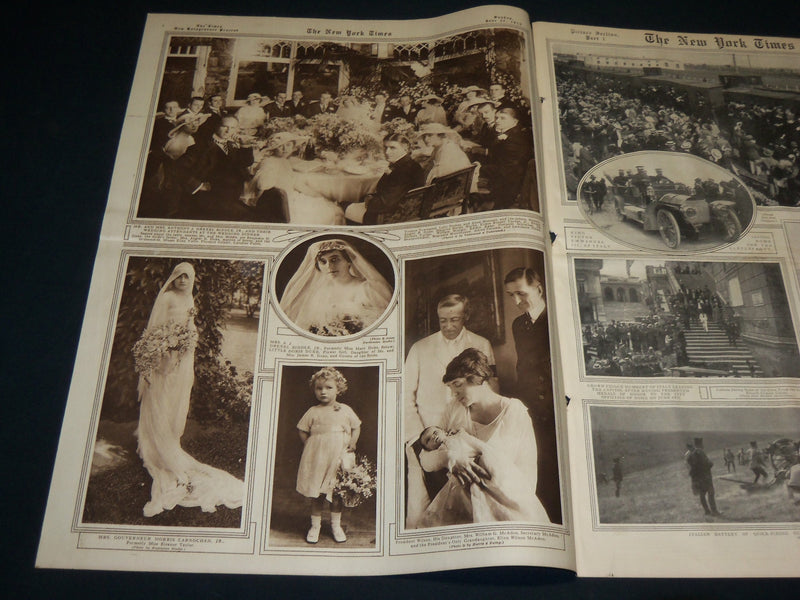 1915 JUNE 27 NEW YORK TIMES ROTO PICTURE SECTION - ARIZONA LAUNCHING - NT 8953