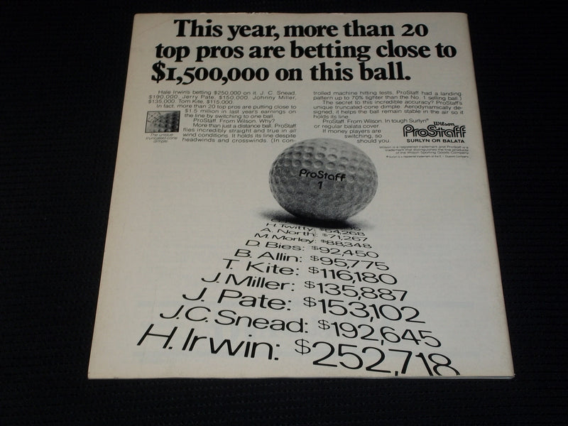 1977 JUNE 24 GOLF WORLD MAGAZINE - HUBERT GREEN FRONT COVER - E 6589