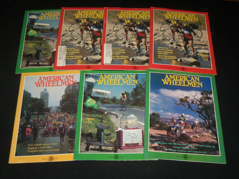 1981-1983 AMERICAN WHEELMAN MAGAZINE LOT OF 81 ISSUES - NICE COVERS - O 3225