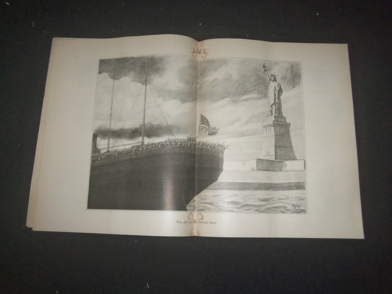 1918 JANUARY 24 LIFE MAGAZINE - THE ORPHAN - L 766P