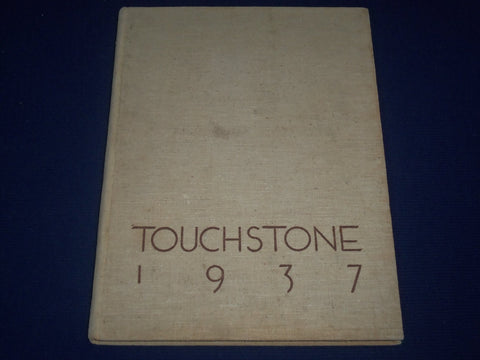 1937 TOUCHSTONE STATE TEACHERS COLLEGE YEARBOOK - MILLERSVILLE PA - YB 415