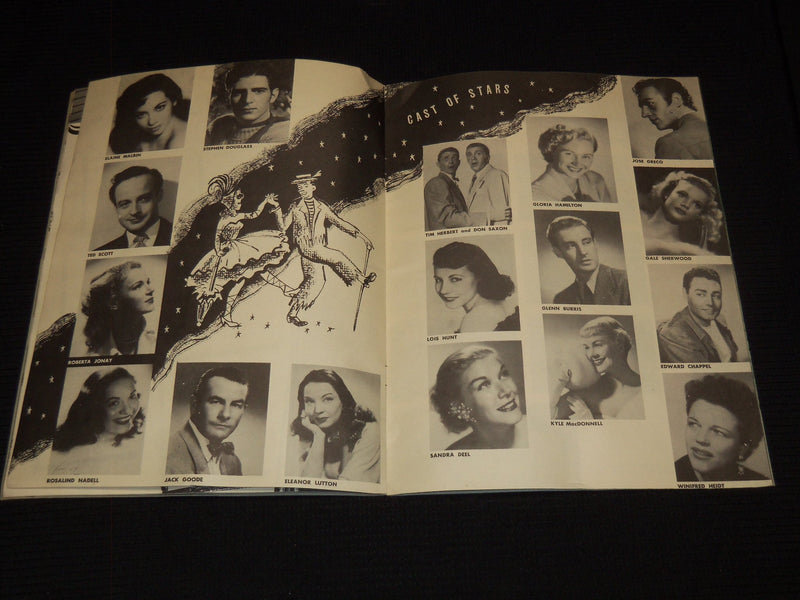 1952ST. JOHN TERRELL'S MUSIC CIRCUS BOOK - LAMBERTVILLE NEW JERSEY - J 7350