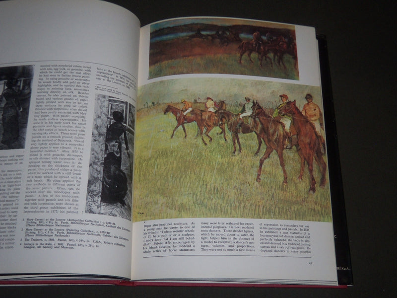 1982 DEGAS BY ANTOINE TERRASSE HARDCOVER BOOK - I 1146