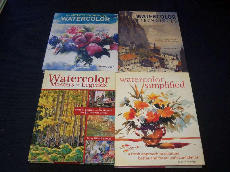 1990'S-2000'S WATERCOLOR HARDCOVER ART BOOKS LOT OF 16 - KD 2887