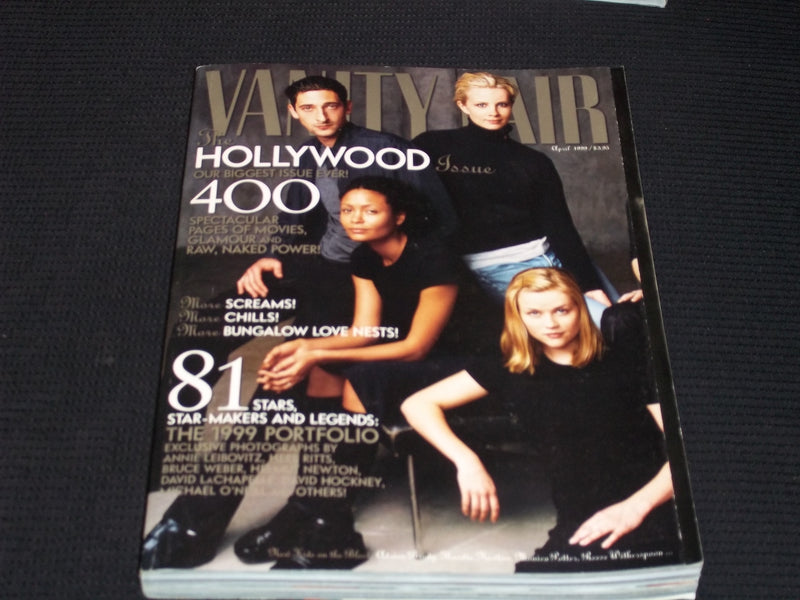 1999 APRIL VANITY FAIR MAGAZINE - HOLLYWOOD ISSUE FRONT COVER - E 13144