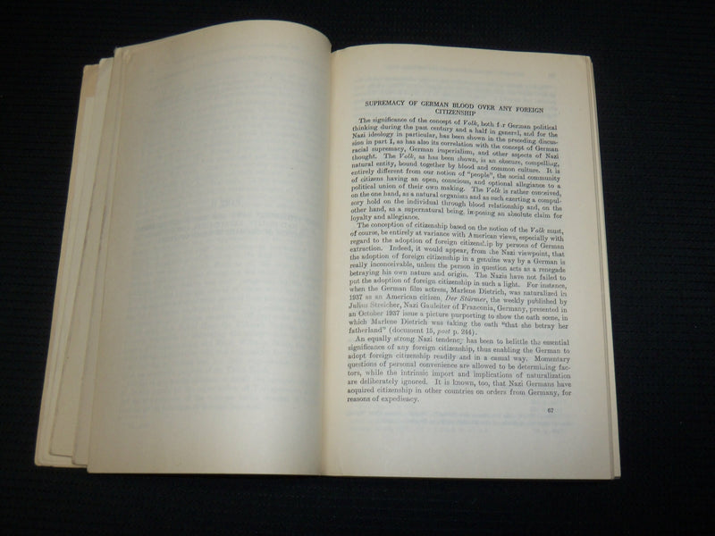 1943 NATIONAL SOCIALISM - EUROPEAN AFFAIRS SOFTCOVER BOOK - KD 7531