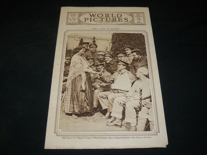 1915 AUGUST 29 NEW YORK WORLD PICTURES GRAVURE SECTION - VIOLA DANA - NP 5420