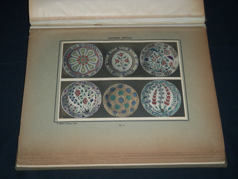 1920'S CERAMIQUE ORIENTALE FRENCH VOLUME - GREAT PLATES - Z 95