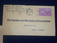 1950-1952 THE FARMERS & MERCHANTS NATIONAL BANK POSTAL COVER LOT OF 244 - O 2192