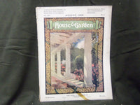 1908 AUGUST THE HOUSE & GARDEN MAGAZINE - GREAT PHOTOS & ADS - ST 796