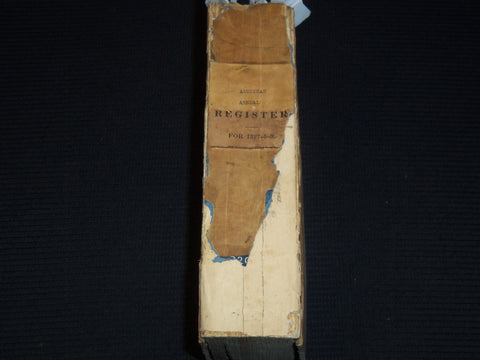 1835 THE AMERICAN REVOLUTION ANNUAL REGISTER FOR 1827-8-9 - SECOND EDN - KD 9523