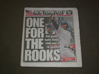 2018 MAY 7 NEW YORK POST NEWSPAPER - GLEYBER TORRES WALKOFF HOMER