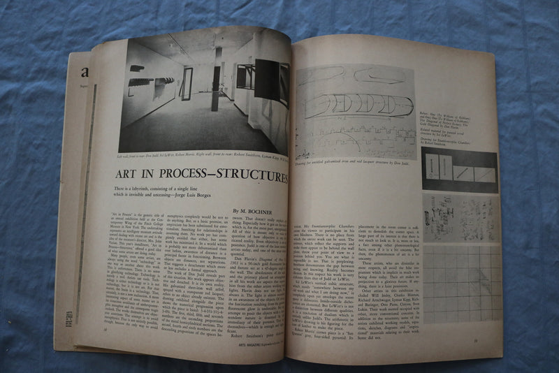 1966 SEPTEMBER/OCTOBER ARTS MAGAZINE - WHITNEY WINDOW - ST 5509T