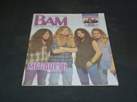 1992 SEPTEMBER 18 BAM MAGAZINE ISSUE NO. 392 - MEGADETH COVER - SP 2971