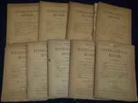 1879-1880 THE INTERNATIONAL REVIEW MAGAZINE LOT OF 21 - GREAT ARTICLES - O 1101