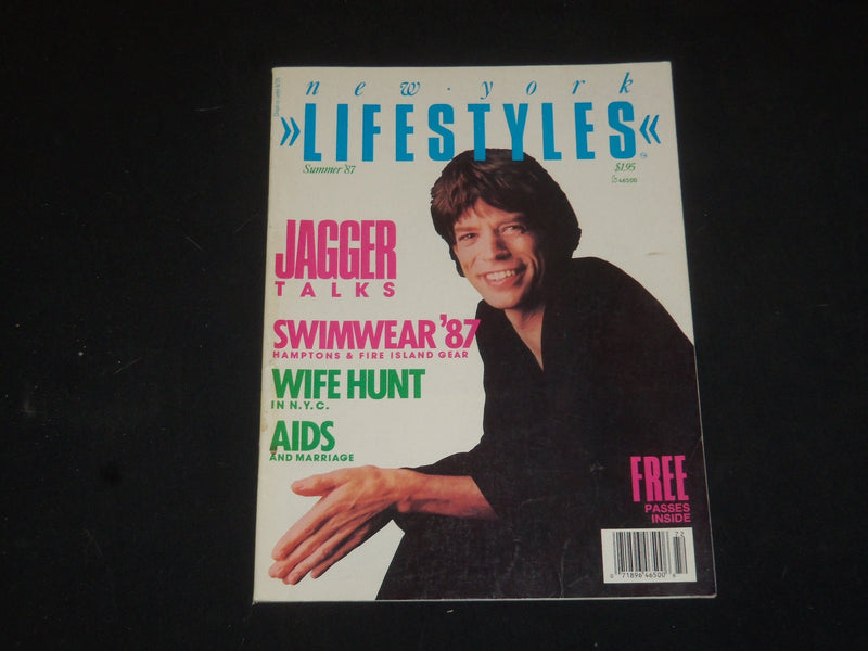 1987 SUMMER NEW YORK LIFESTYLES MAGAZINE - MICK JAGGER - SP 6100