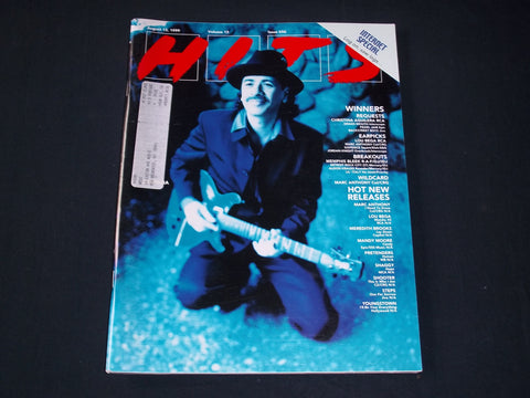1999 AUGUST 13 HITS MAGAZINE - CARLOS SANTANA COVER - SUPERNATURAL - B 5609