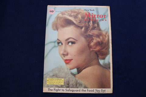 1957 JUNE 30 NY MIRROR MAGAZINE - MITZI GAYNOR COVER - E 22603
