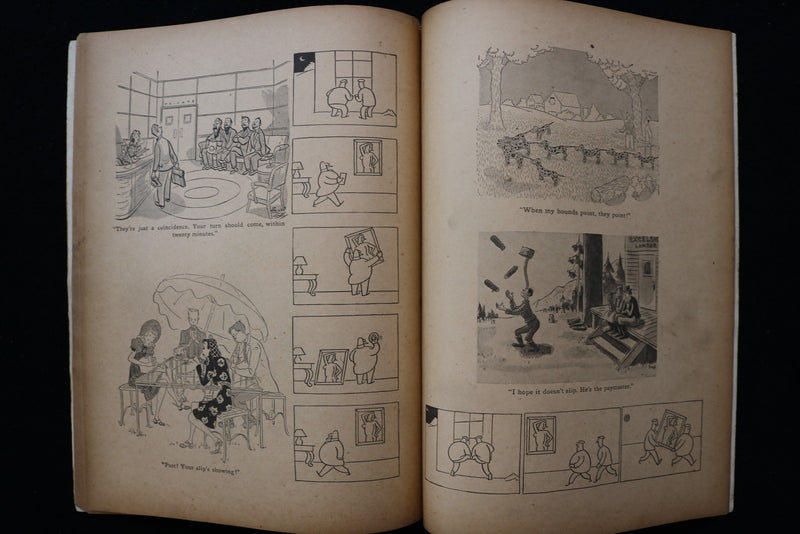 1945 COLLIER'S COLLECTS ITS WITS - CREAM OF THE CARTOONS SOFTCOVER BOOK - K 2871