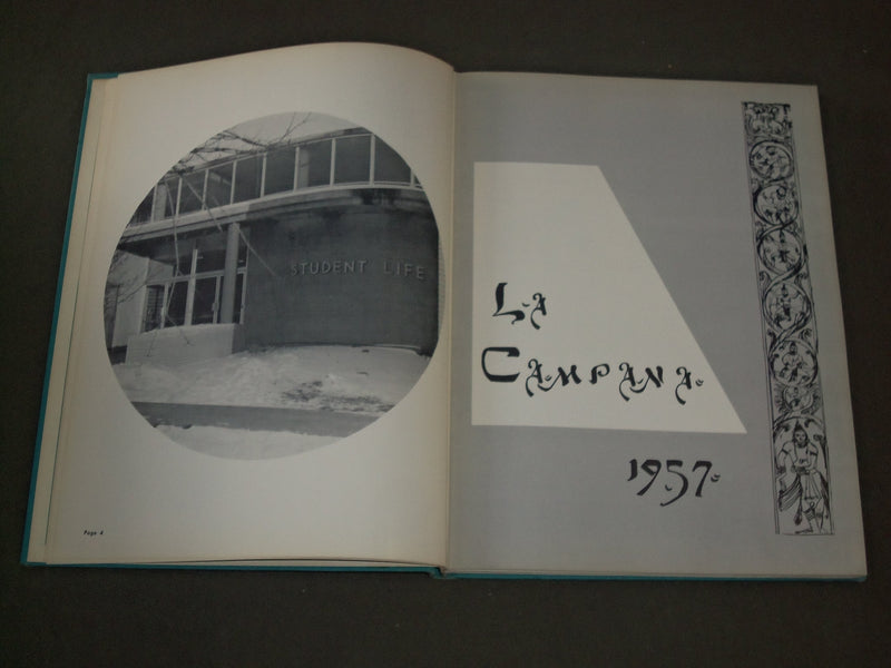 1957 LA CAMPANA MONTCLAIR STATE UNIVERSITY YEARBOOK - NEW JERSEY - YB 1127