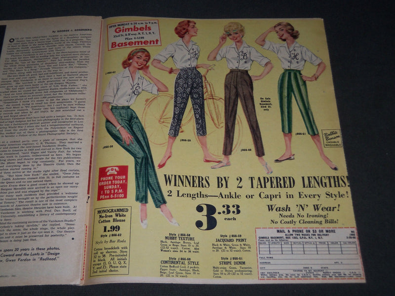 1960 FEBRUARY 28 NEW YORK MIRROR MAGAZINE - JOAN O'OBRIEN COVER - J 2842