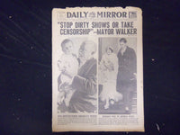 1926 DEC 29 NEW YORK DAILY MIRROR- STOP DIRTY SHOWS OR TAKE CENSORSHIP - NP 2148