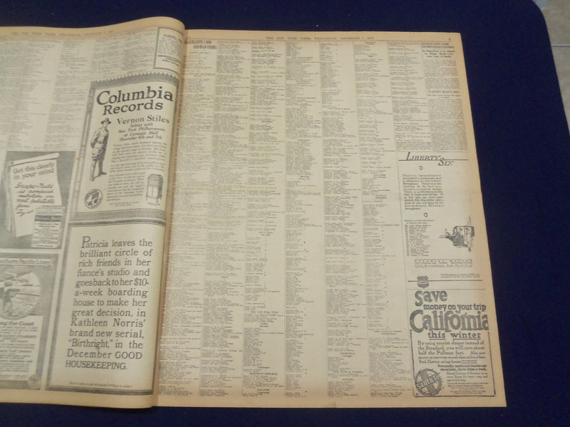 1917 DEC 5 NEW YORK TIMES - PRESIDENT CALLS FOR IMMEDIATE WAR ON AUSTRIA-NT 8252