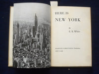 1949 HERE IS NEW YORK HARDCOVER BOOK BY E. B. WHITE - KD 8652