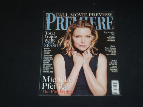 1999 SEPTEMBER PREMIERE MAGAZINE - MICHELLE PFEIFFER - SP 4024