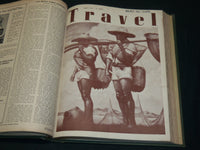 1941 NOV-1942 OCT TRAVEL MAGAZINE BOUND VOLUME - GREAT COVERS - KD 5989