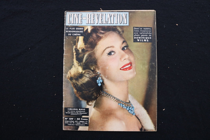 1956 CINE-REVELATION MAGAZINE - VIRGINIA MAYO COVER - E 25105