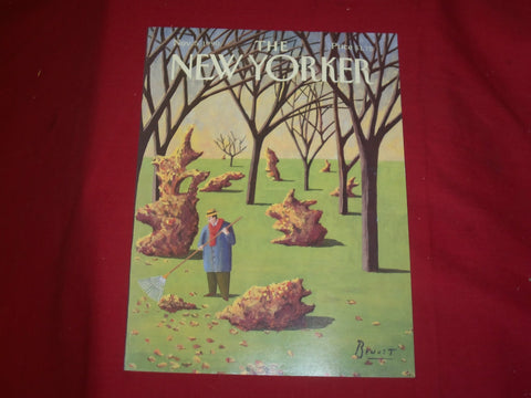 1990 NOVEMBER 5 NEW YORKER MAGAZINE FRONT COVER ONLY - GREAT ART FOR FRAMING